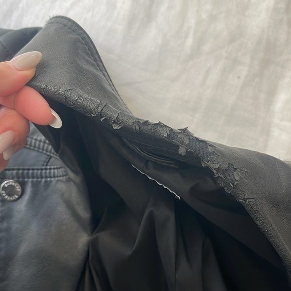 Express Moto Leather Jacket - Picture 5 of 6